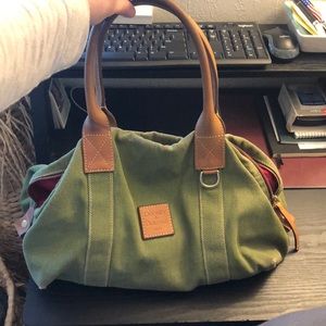 Dooney and Bourke Green Canvas handbag